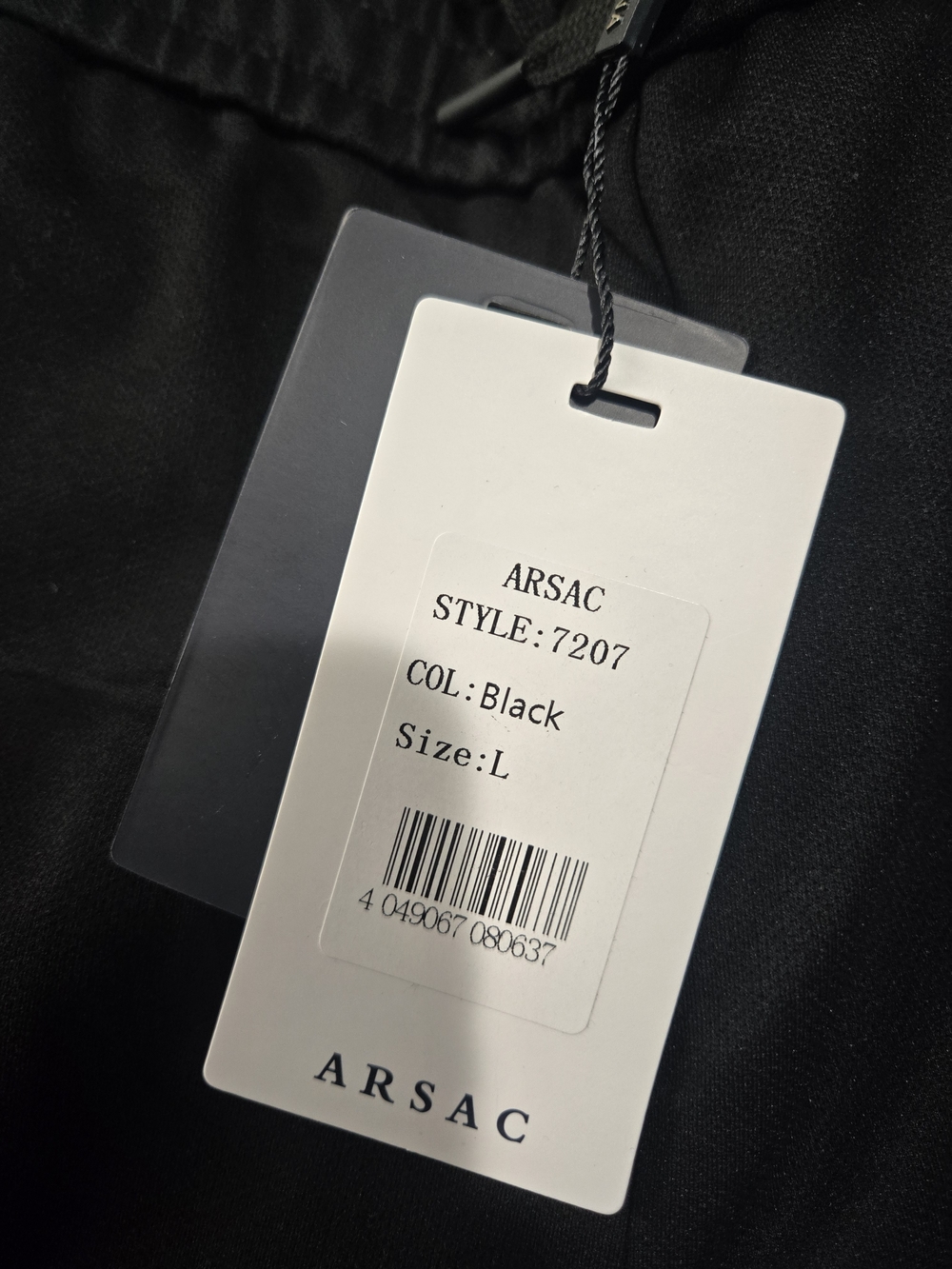 Men’s Black Panst - Style 7207